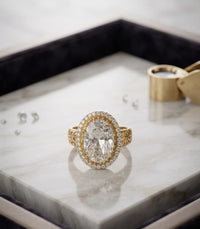 Thumbnail for Oval Polki Ring