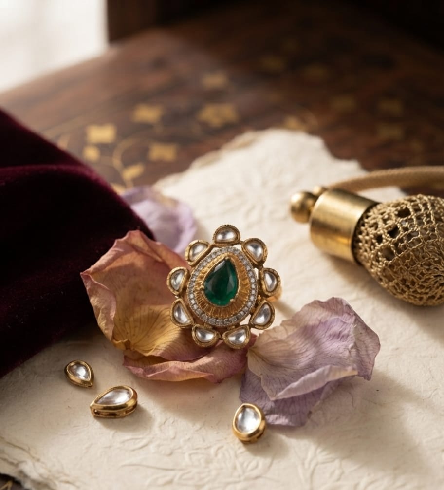 Aafreen Polki Ring