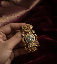 Thumbnail for Antique Lotus Mint Ring