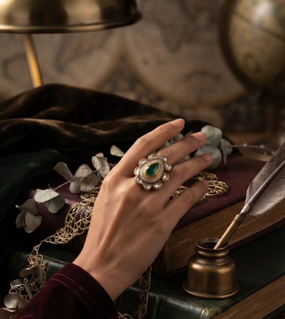 Aafreen Polki Ring