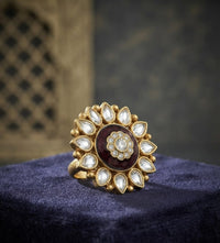 Thumbnail for Ruby Rajwada Ring