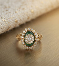 Thumbnail for Emerald Oval Ring