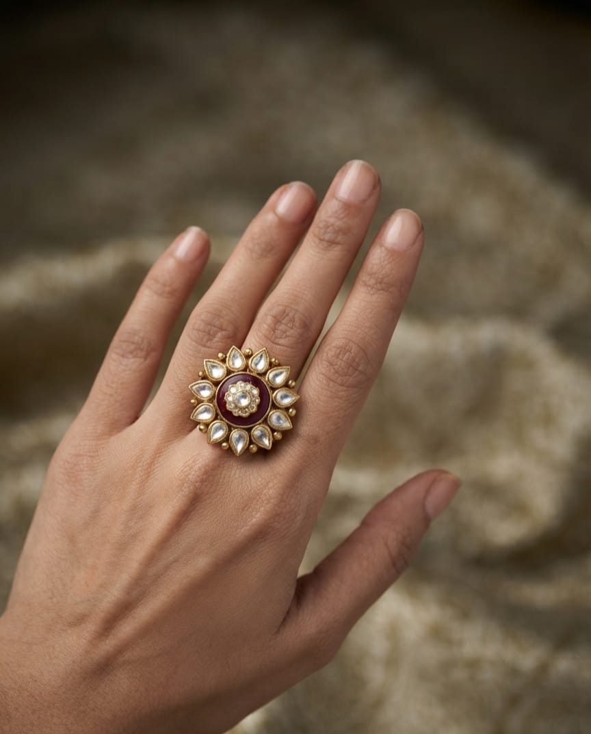 Ruby Rajwada Ring