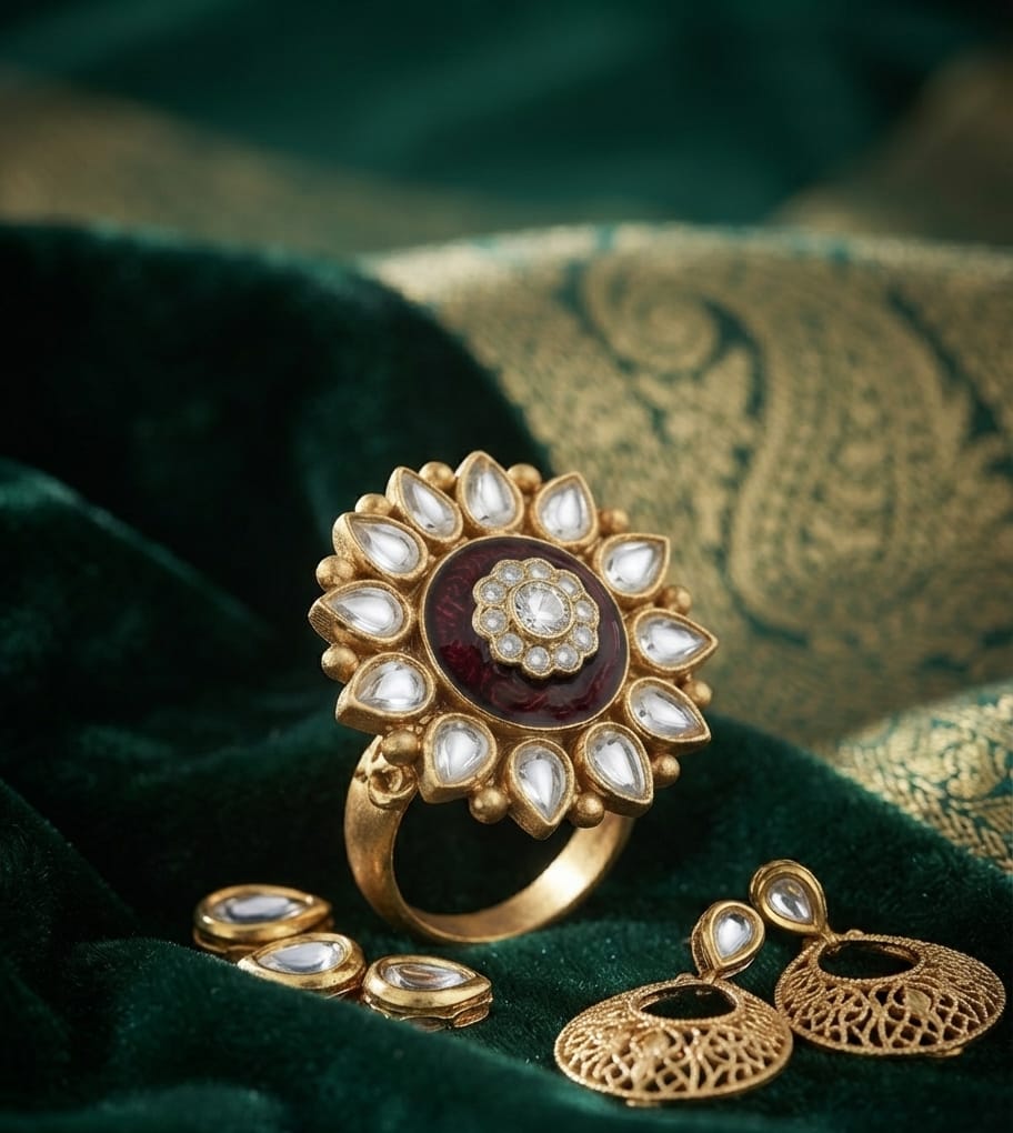 Ruby Rajwada Ring
