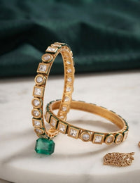Thumbnail for Kundan Elegance Bangle