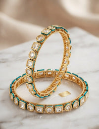 Thumbnail for Kundan Elegance Bangle