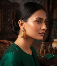 Thumbnail for Kundan Jhumki Earrings