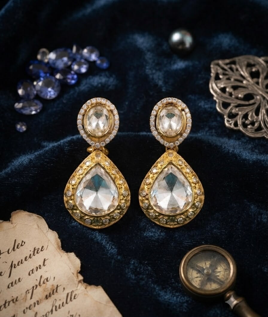 Shahi Noor Polki Earrings