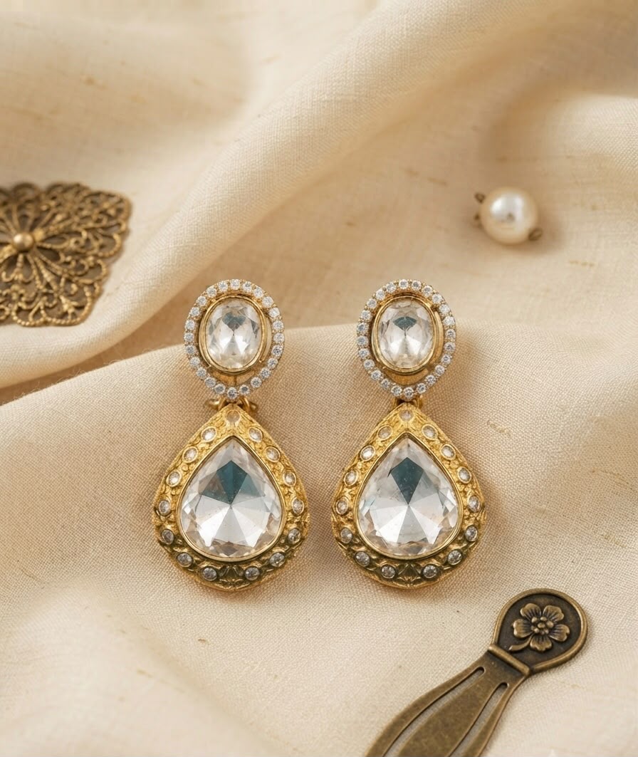 Shahi Noor Polki Earrings