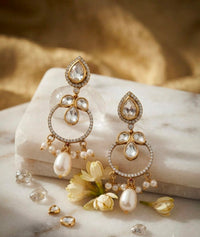 Thumbnail for Chand Polki Earrings