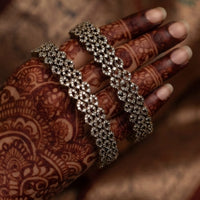 Thumbnail for Dull Golden Whisper Bangle