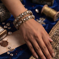 Thumbnail for Chandrika Polki Bangle