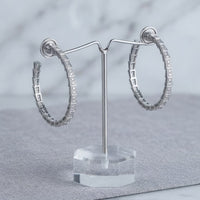 Thumbnail for Dragon Diamond hoop Earrings