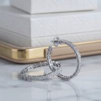 Thumbnail for Dragon Diamond hoop Earrings