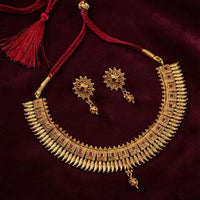 Thumbnail for Ruby Leaf Necklace