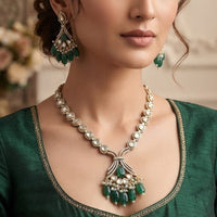 Thumbnail for Emerald Drop Necklace