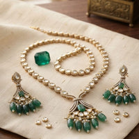 Thumbnail for Emerald Drop Necklace