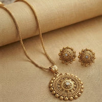 Thumbnail for Gold Round Pendant