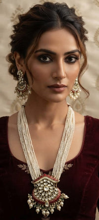 Thumbnail for Ruby Rani Haar Necklace