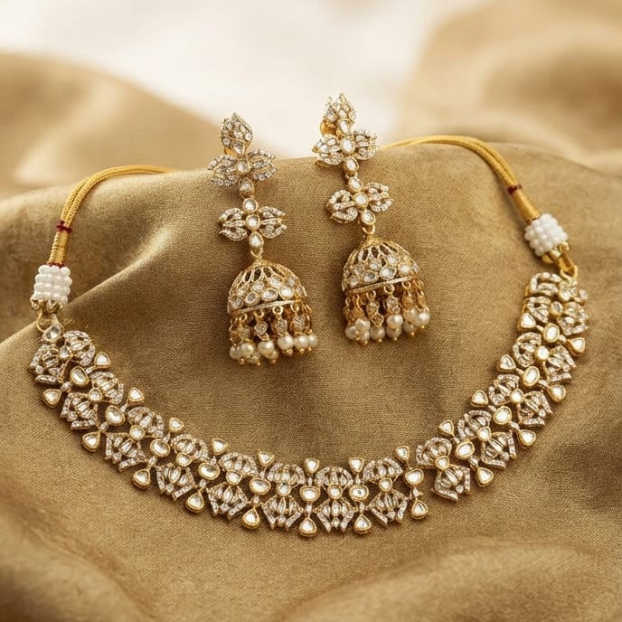 Moissanite Choker Necklace