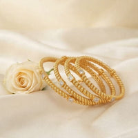 Thumbnail for Rope Gold Bangle
