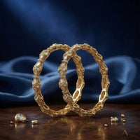 Thumbnail for Moissanite Flower Bangles