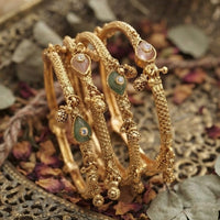Thumbnail for Mint Pink Gold Bangle