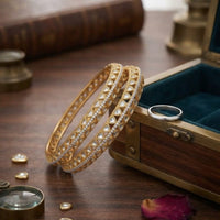 Thumbnail for Golden Moissanite Bangle