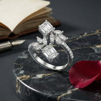 Thumbnail for Leaf Diamond Ring
