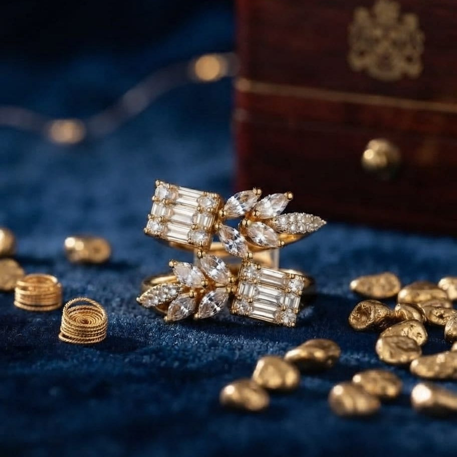 Gold Leaf Ring