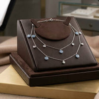 Thumbnail for 925 Silver Round Evil Eye Anklets