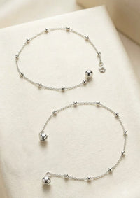 Thumbnail for 925 Silver Ghungroo Anklets