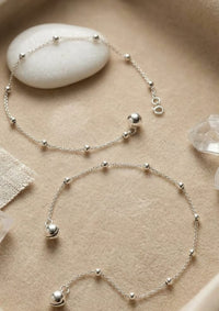 Thumbnail for 925 Silver Ghungroo Anklets
