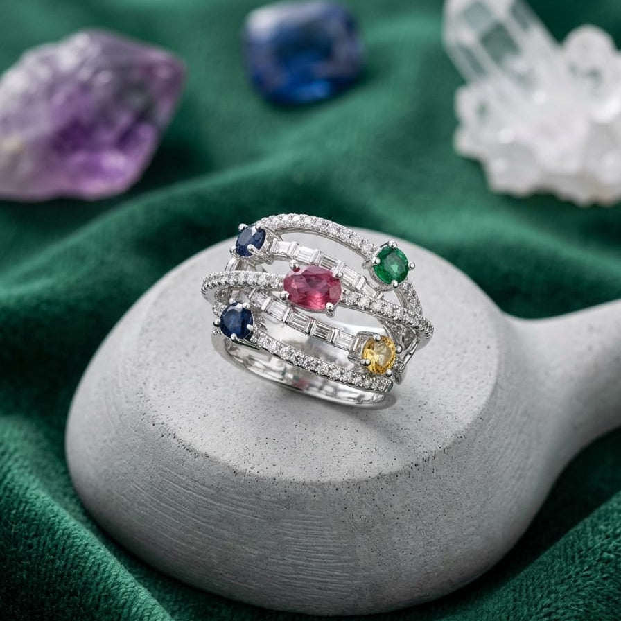 Multi Stone Diamond Ring