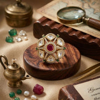Thumbnail for Emerald Polki Ring