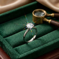Thumbnail for 925 Silver Pop Out Solitair Ring