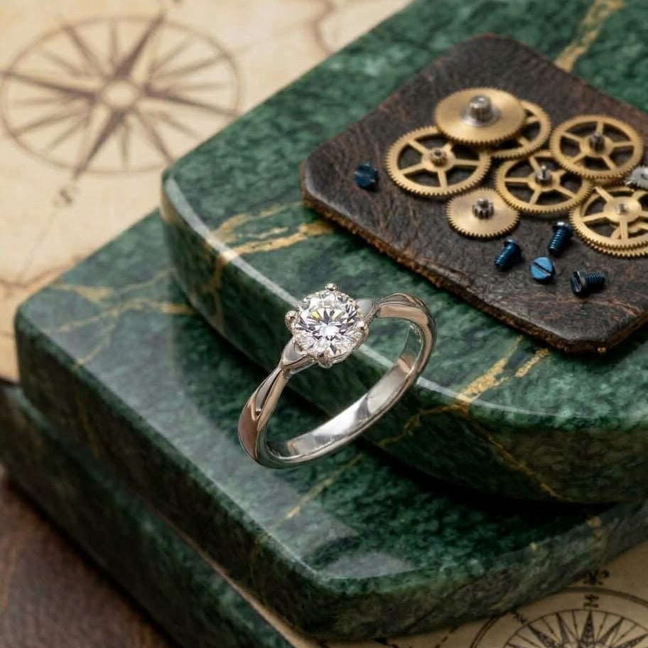 925 Silver Sleek Pop Out Ring