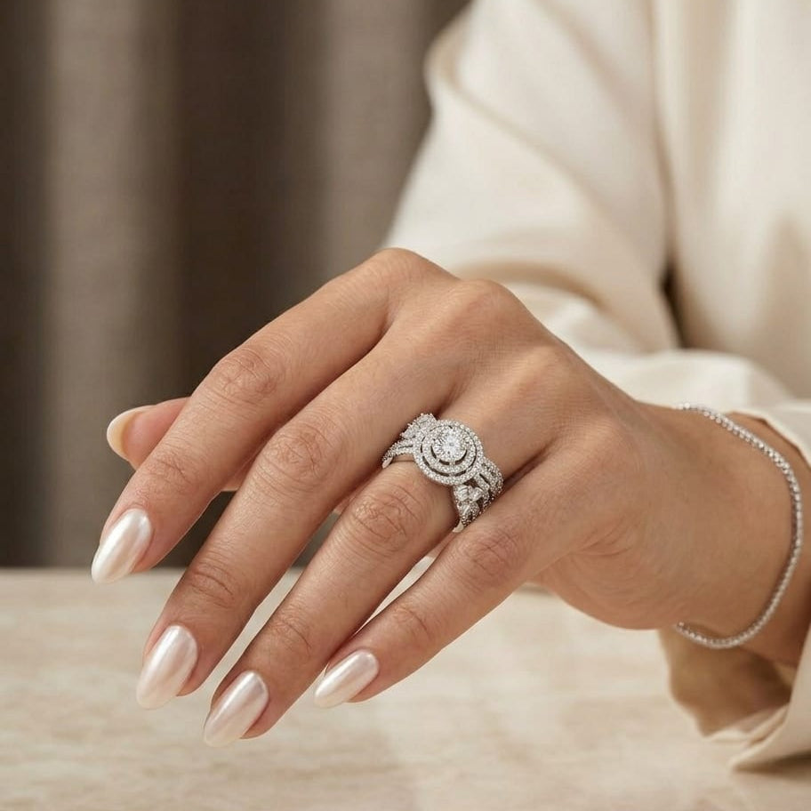 925 Silver Bold Band Ring
