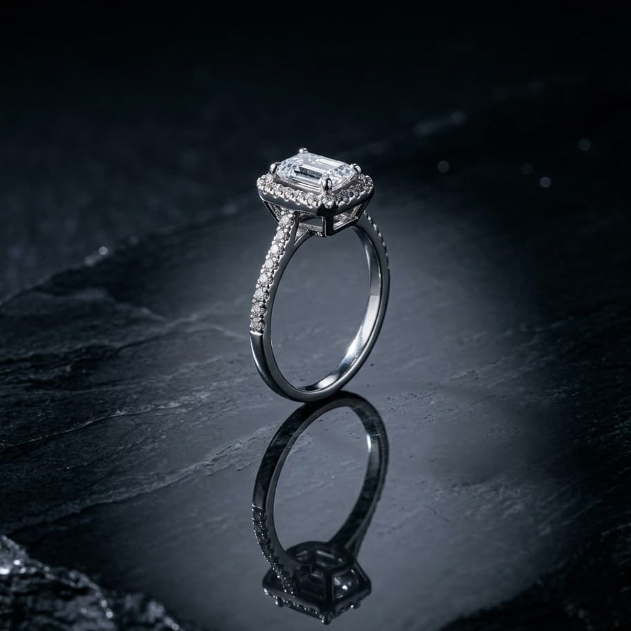 925 Silver Rectangle Pop Ring