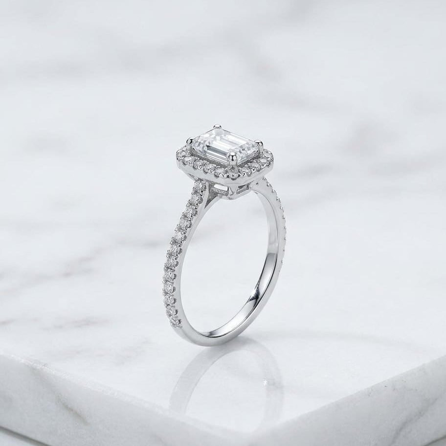 925 Silver Rectangle Pop Ring
