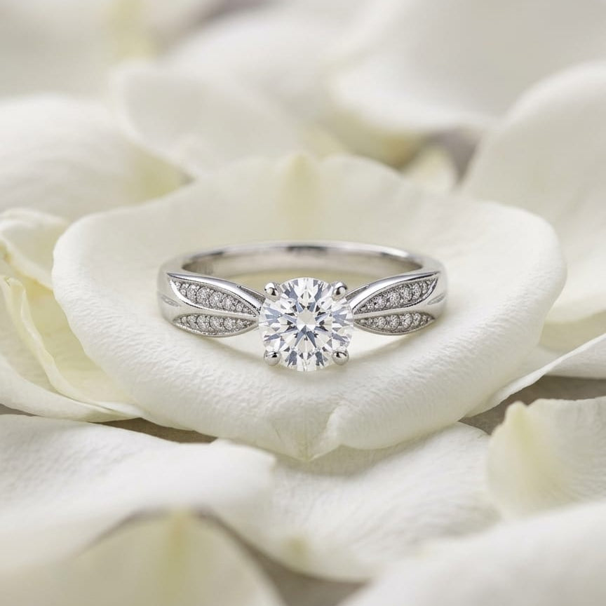 925 Silver Princes Solitair Ring