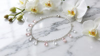 Thumbnail for 925 Silver Pink Crystal Bracelet