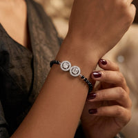 Thumbnail for 925 Silver Round Hand Mangalsutra Bracelet