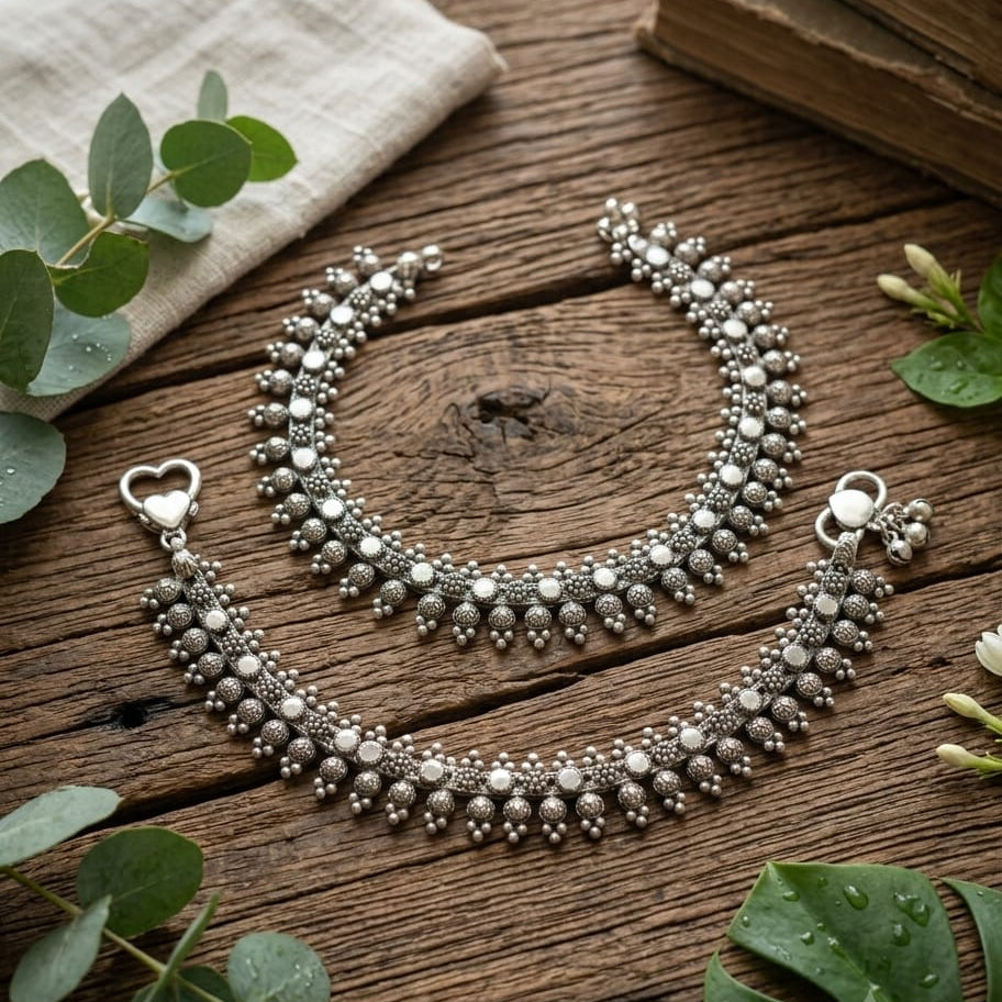 925 Silver Bold Anklet