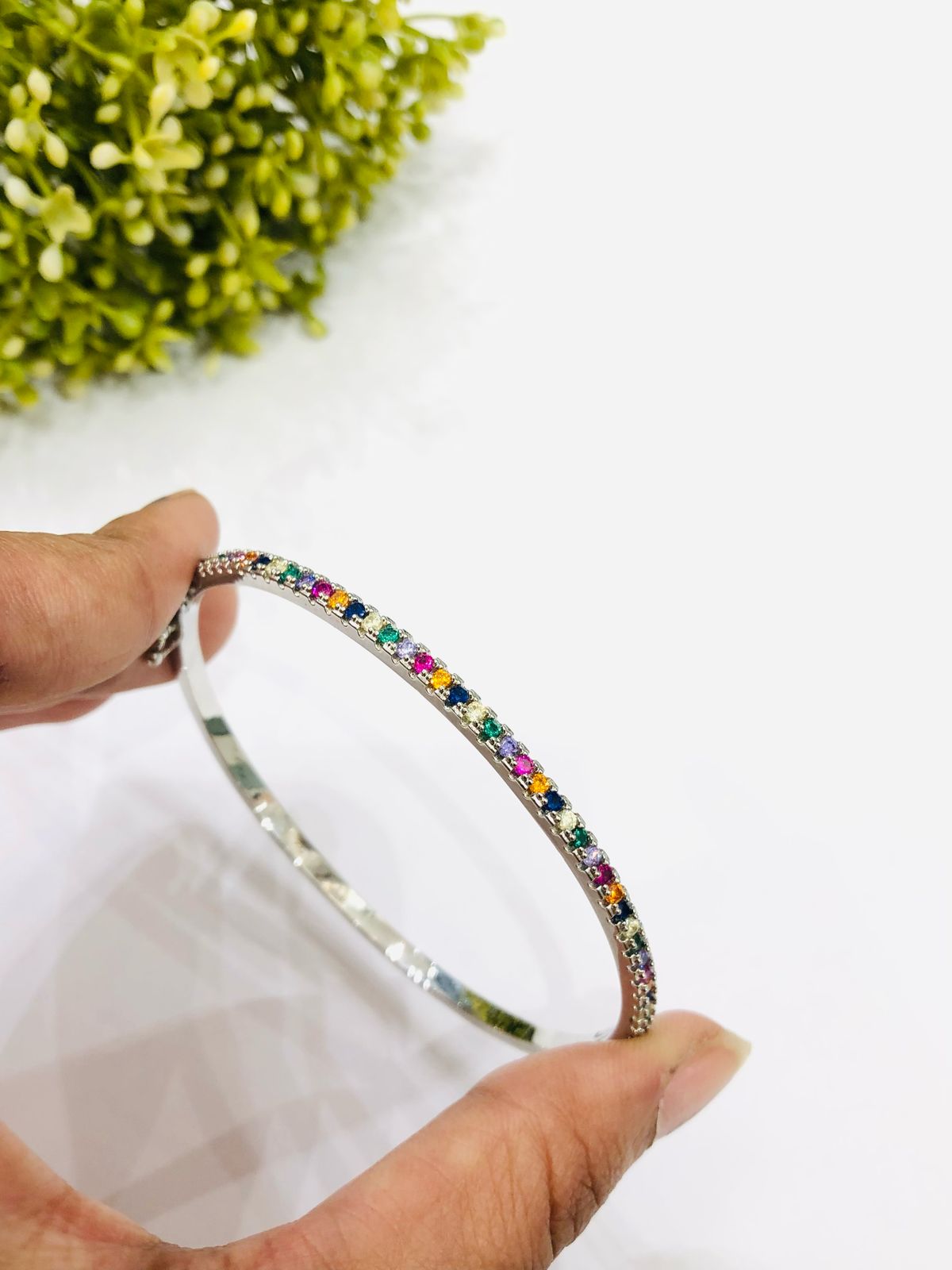 Multi Color Stone Bracelet