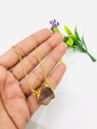 Thumbnail for Purple Round Stone Chain