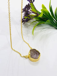 Thumbnail for Purple Round Stone Chain