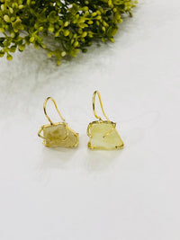 Thumbnail for Yellow Stone Huck Earrings