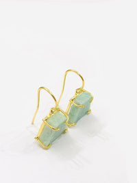Thumbnail for Green Stone Huck Earrings