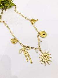 Thumbnail for Multi Charms Golden Chain